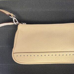Coach Leather Wristlet Clutch Handbag